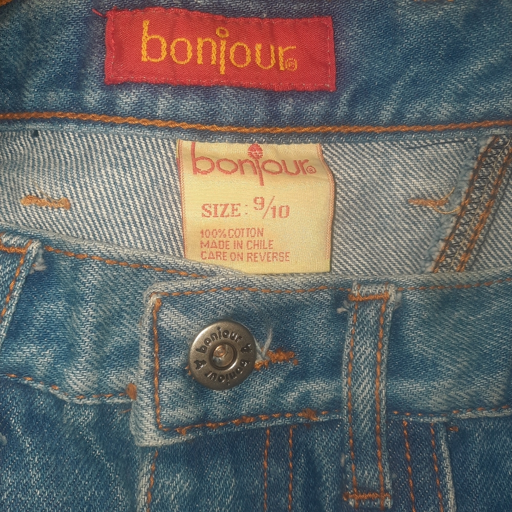 Vintage 80s bonjour Mom Jeans with Tapered Leg & Bow Detail | Size 9/10 - Picture 9 of 10